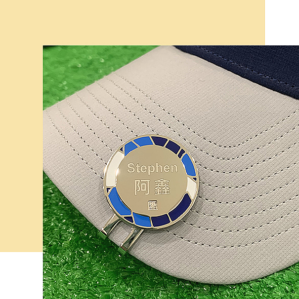 客製高爾夫球標-雷射深刻球標帽夾-果嶺標-Golf藍色設計款球標-Golf-Blue-Design-Inside-Page-1-FulgorJewel-Golf-Ball-Marker