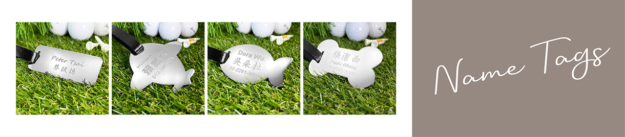 高爾夫球袋名牌吊牌更多客製吊牌-更多名牌吊牌款式-高爾夫精品-Heart-Golf-Bag-Tag-FulgorJewel-Personal-Golf-Item-More-Items