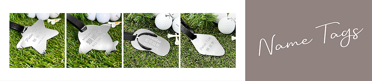 高爾夫球袋名牌吊牌更多客製吊牌-更多名牌吊牌款式-高爾夫精品-Heart-Golf-Bag-Tag-FulgorJewel-Personal-Golf-Item-More-Items