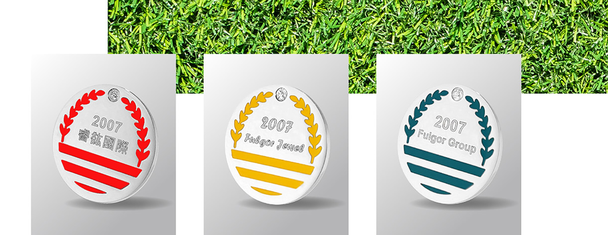 客製高爾夫球標-果嶺標-高爾夫精品客製化-Laurel-Design-Golf-Marker-Mix-Banner-FulgorJewel